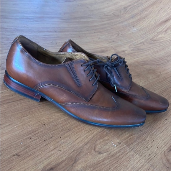 Florsheim Men's Brown Leather Dress Shoes size 10 - Gently worn! - Picture 3 of 5